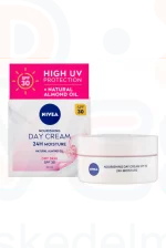 NIVEA Nourishing Tápláló Nappali Arckrém FF30 50 ml Száraz/Érzékeny Bőrre Kép