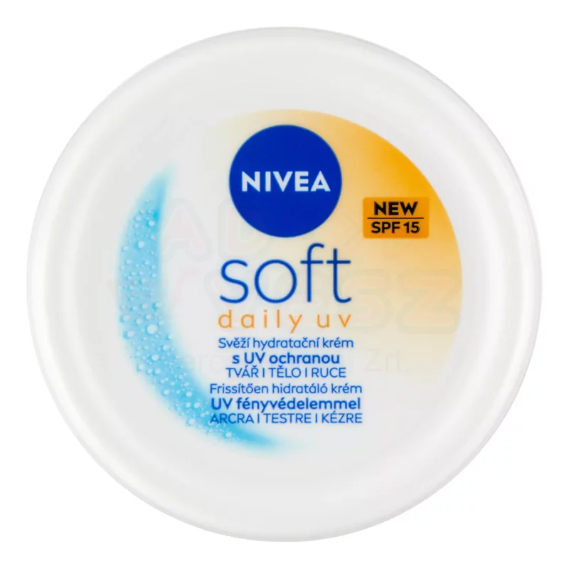 NIVEA Soft krém 100 ml UV FF15 Kép