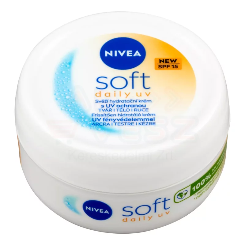 NIVEA Soft krém 100 ml UV FF15 Kép
