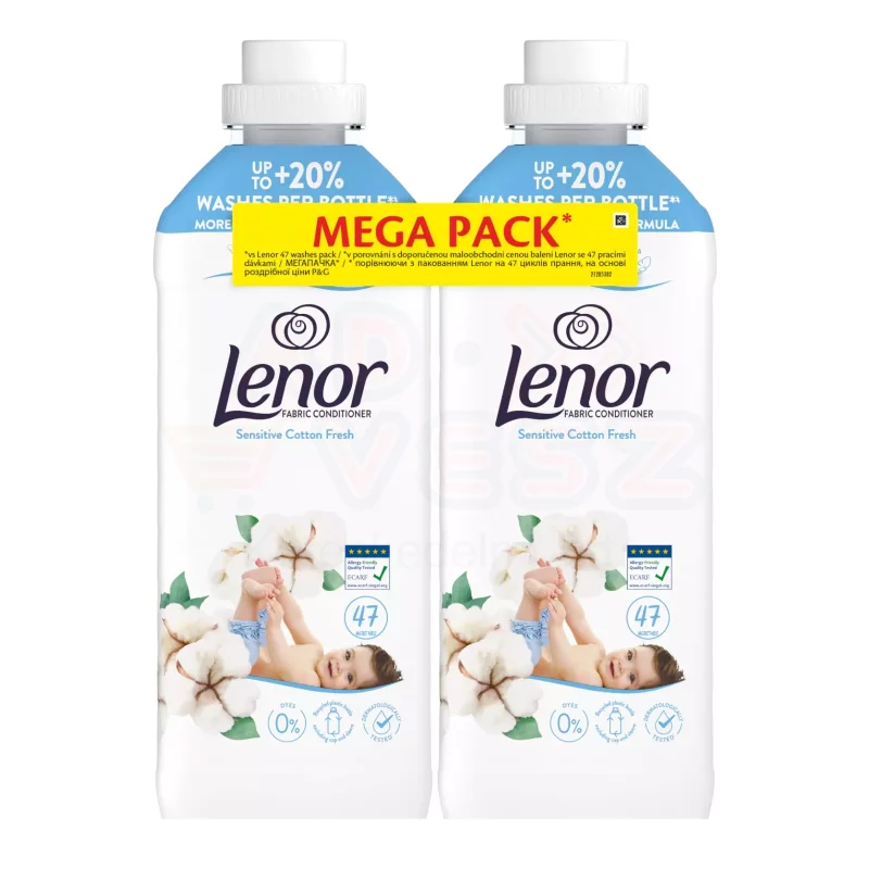 Lenor öblítő 2x987 ml Cotton Fresh DUO Kép