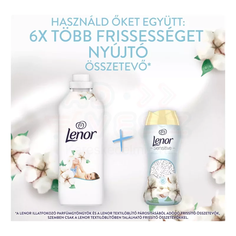 Lenor öblítő 2x987 ml Cotton Fresh DUO Kép