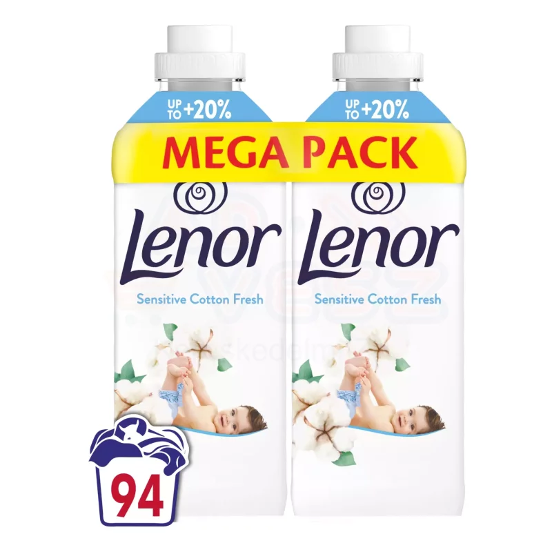 Lenor öblítő 2x987 ml Cotton Fresh DUO Kép