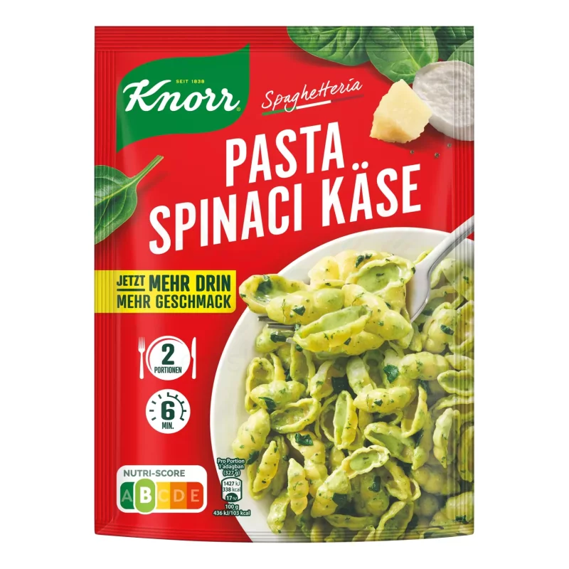 KNORR Tésztás készétel Spenótos 178 g Kép