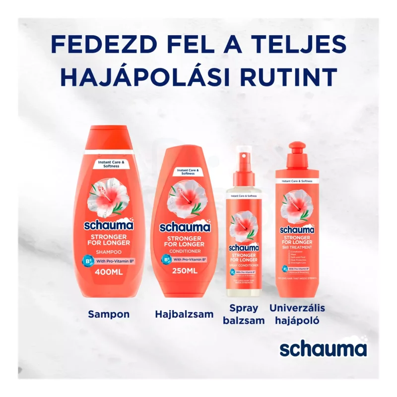Schauma balzsam 250 ml Stronger for Longer Hair Hibiszkusszal & rozmaringgal Kép