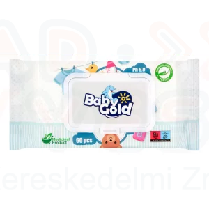 Baby Gold törlőkendő 60 db