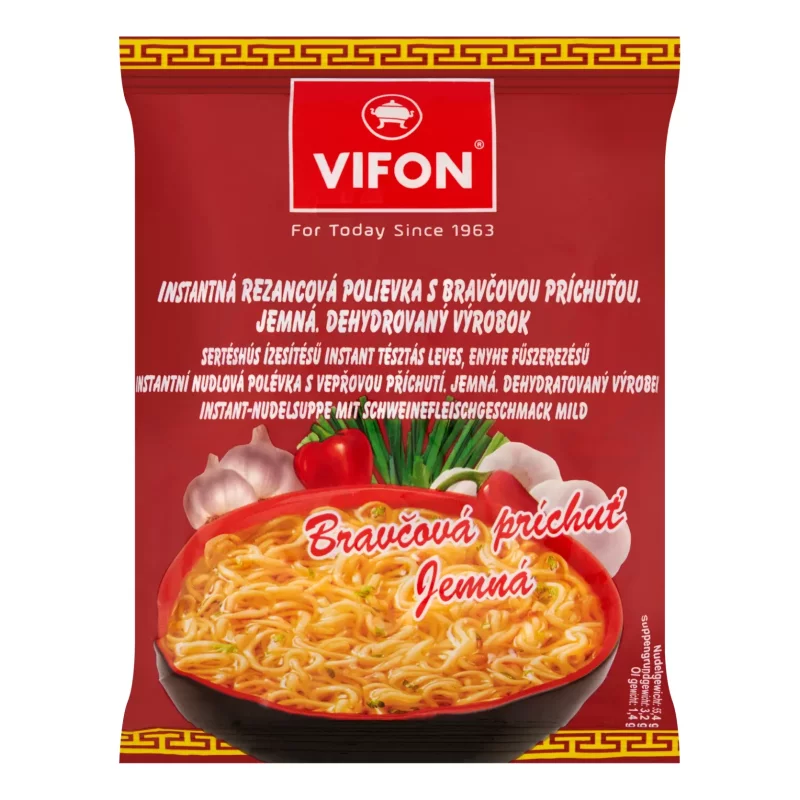 Vifon Sertéshús ízesítésű instant tésztás leves 60 g Kép