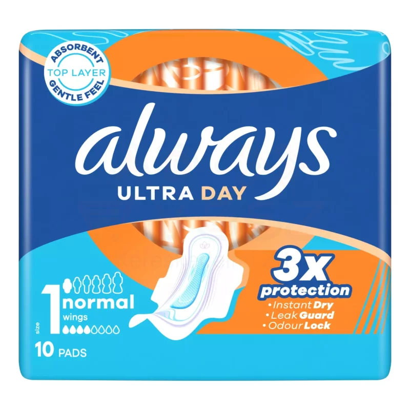 Always egészségügyi betét Ultra Day Normal 10 db Kép