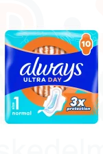 Always egészségügyi betét Ultra Day Normal 10 db Kép