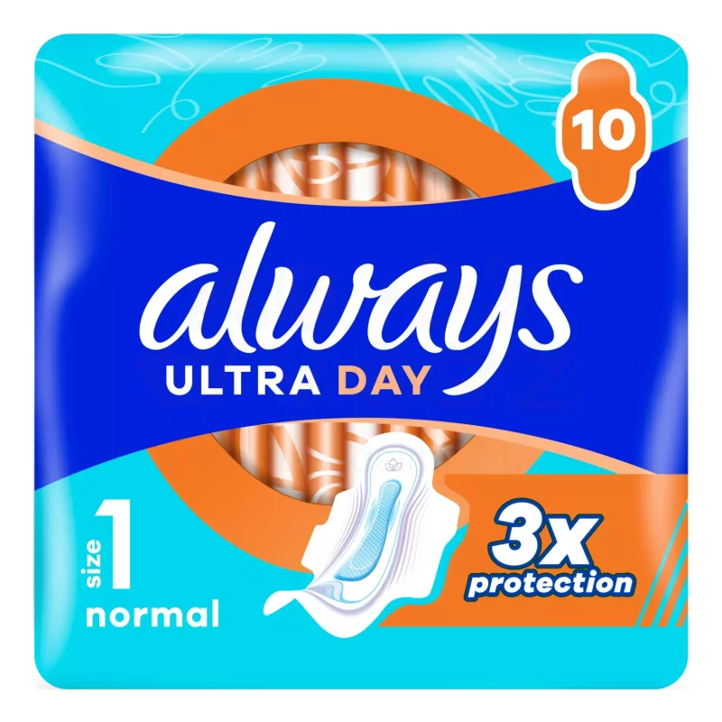 Always egészségügyi betét Ultra Day Normal 10 db Kép