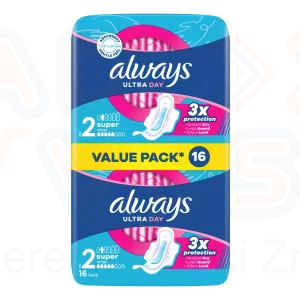 Always egészségügyi betét Ultra Day Super Duo S2 16 db