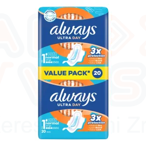 Always egészségügyi betét Ultra Day Duo Normal S1 20 db