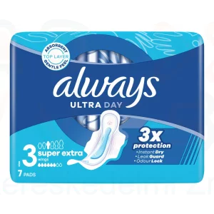 Always egészségügyi betét Ultra Day Super Extra 7 db