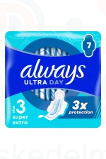 Always egészségügyi betét Ultra Day Super Extra 7 db Kép