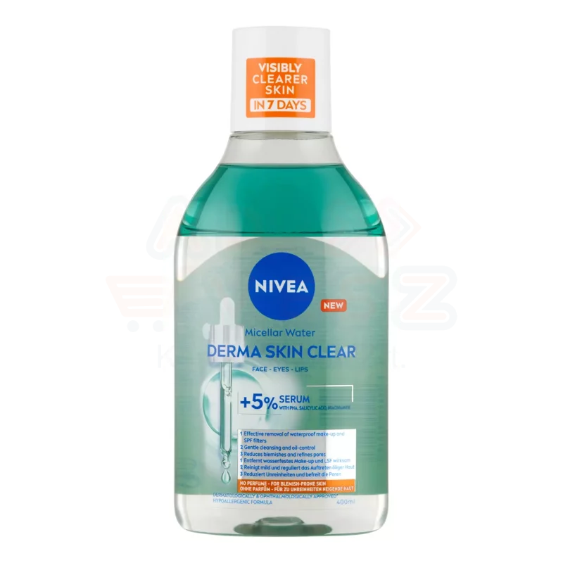 NIVEA DERMA SKIN CLEAR Micellás víz 400 ml Kép