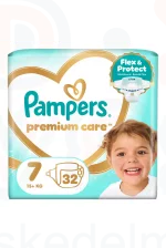 Pampers Premium Care pelenka 7méret 32 db Kép