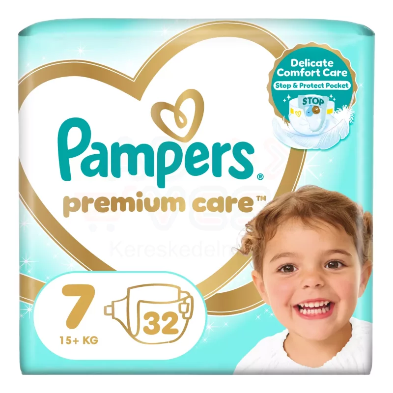 Pampers Premium Care pelenka 7méret 32 db Kép