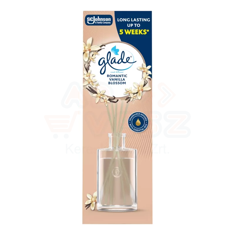 Glade® Reed Diffuser fapálcás illatosító Romantic Vanilla Blossom Kép