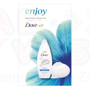 DOVE Enjoy ajándékcsomag KÉK (tusfürdő&szappan) 2025