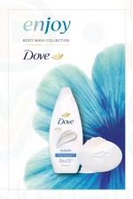DOVE Enjoy ajándékcsomag KÉK (tusfürdő&szappan) 2025 Kép