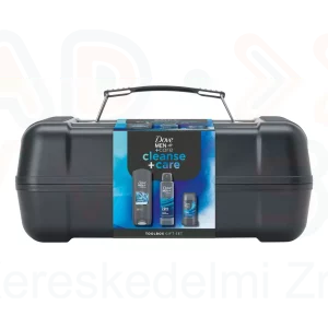 Dove Men+Care Clean Comfort ajándékcsomag szerszámosládával (tusfürdő&deo&stift) 2025