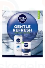 NIVEA MEN Gentle Refresh ajándékcsomag (tusfürdől&after shave balzsam) 2025 Kép