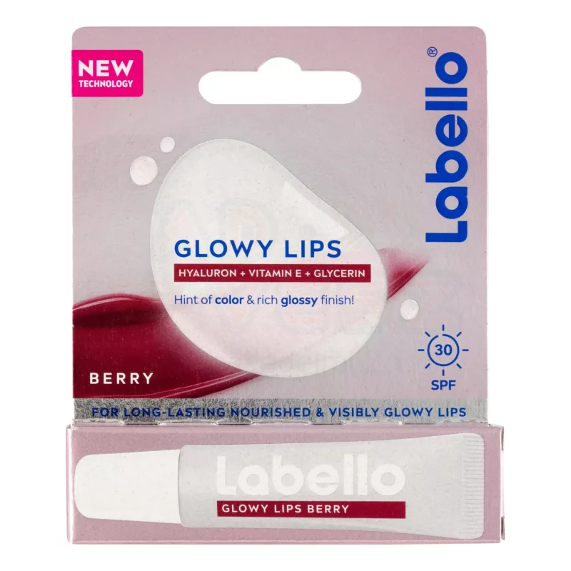 Labello Glowy Lips FF30 Berry színezett ajakápoló Kép