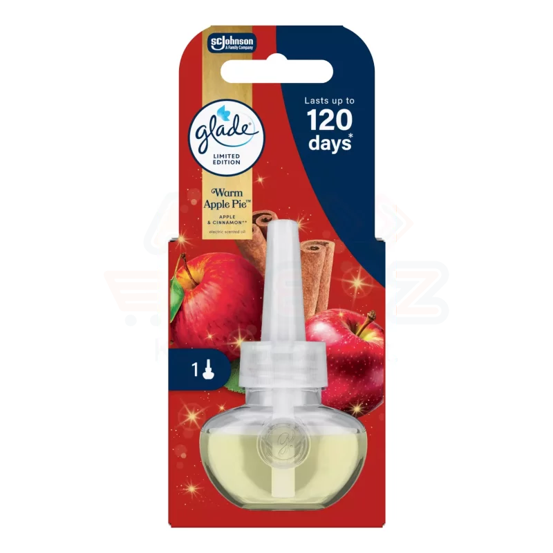Glade® elektromos utántöltő 20 ml Warm Apple Pie 2025 TÉLI LIMITÁLT Kép