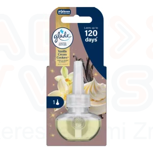 Glade® elektromos utántöltő 20 ml Vanilla Cream Cookies 2025 TÉLI LIMITÁLT