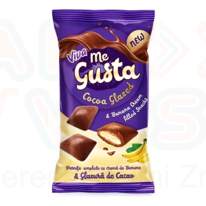 Me Gusta banános snack 70 g Csokis glazúrral bevonva