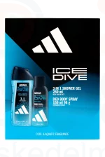 ADIDAS ajándékcsomag Ice Dive (Tusfürdő+natural spray) 2025 Kép