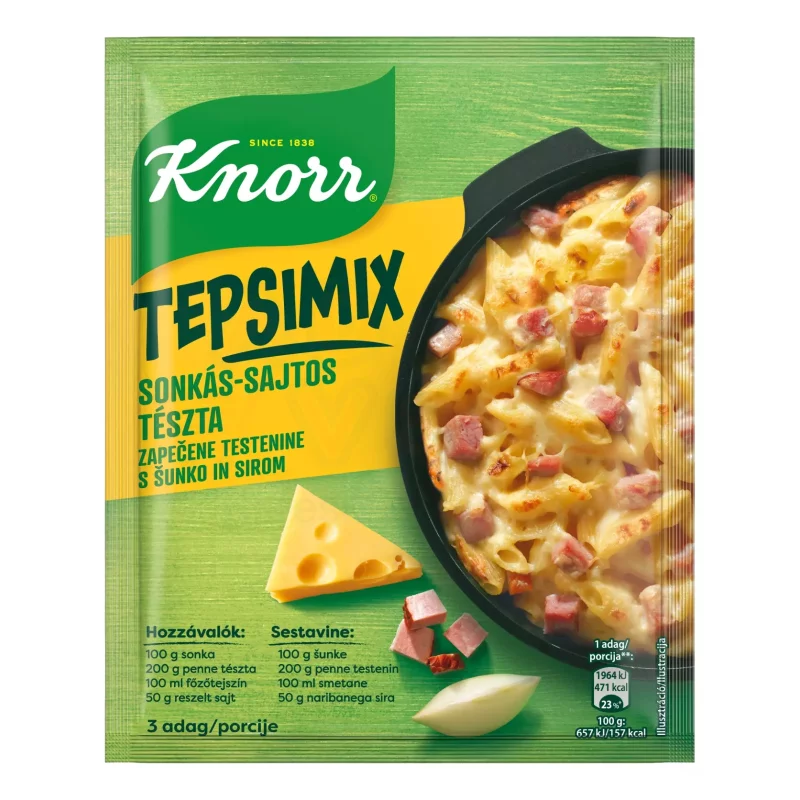 KNORR Tepsimix Sonkás-sajtos tészta 42 g Kép