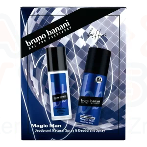 BRUNO BANANI ajándékcsomag MAGIC MAN (Natural Spray+deo) 2025