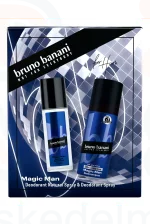 BRUNO BANANI ajándékcsomag MAGIC MAN (Natural Spray+deo) 2025 Kép
