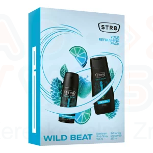 STR8 WILD BEAT ajándékcsomag (deo+tusfürdő) 2025