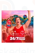 Old Spice TomorrowLand Rockstar ajándékcsomag (deo spray&stift&tusfürdő) 2025 Kép