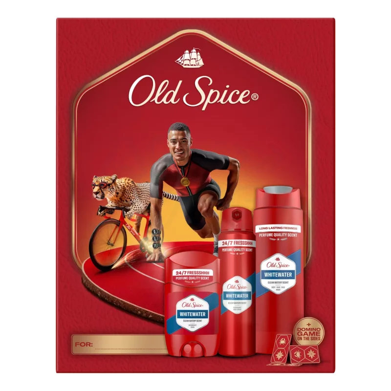 Old Spice Ironman ajándékcsomag (tusfürdő&stift&deo spray) 2025 Kép