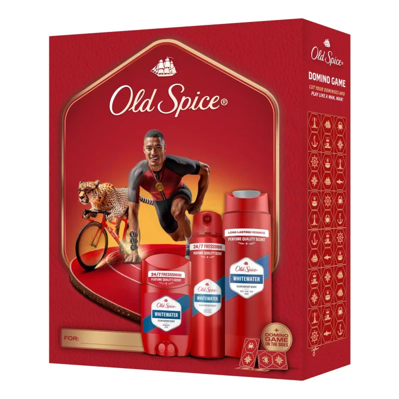 Old Spice Ironman ajándékcsomag (tusfürdő&stift&deo spray) 2025 Kép