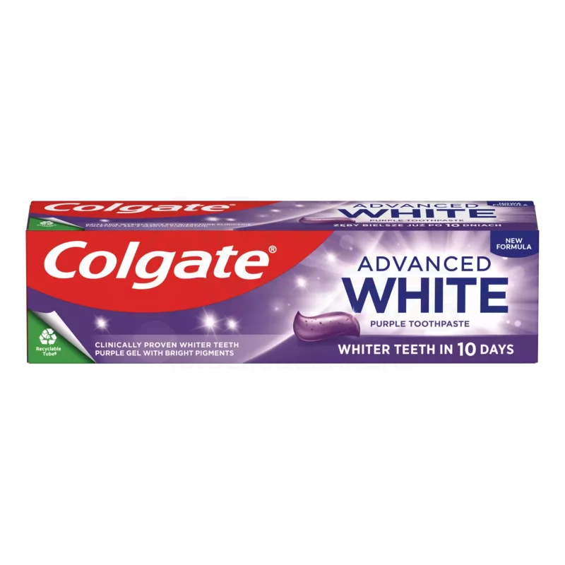 COLGATE fogkrém Advanced white purple 75 ml Kép