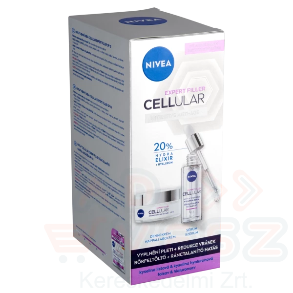 NIVEA Cellular Expert Filler arcápoló csomag (nappali arckrém&hialuron szérum) Kép