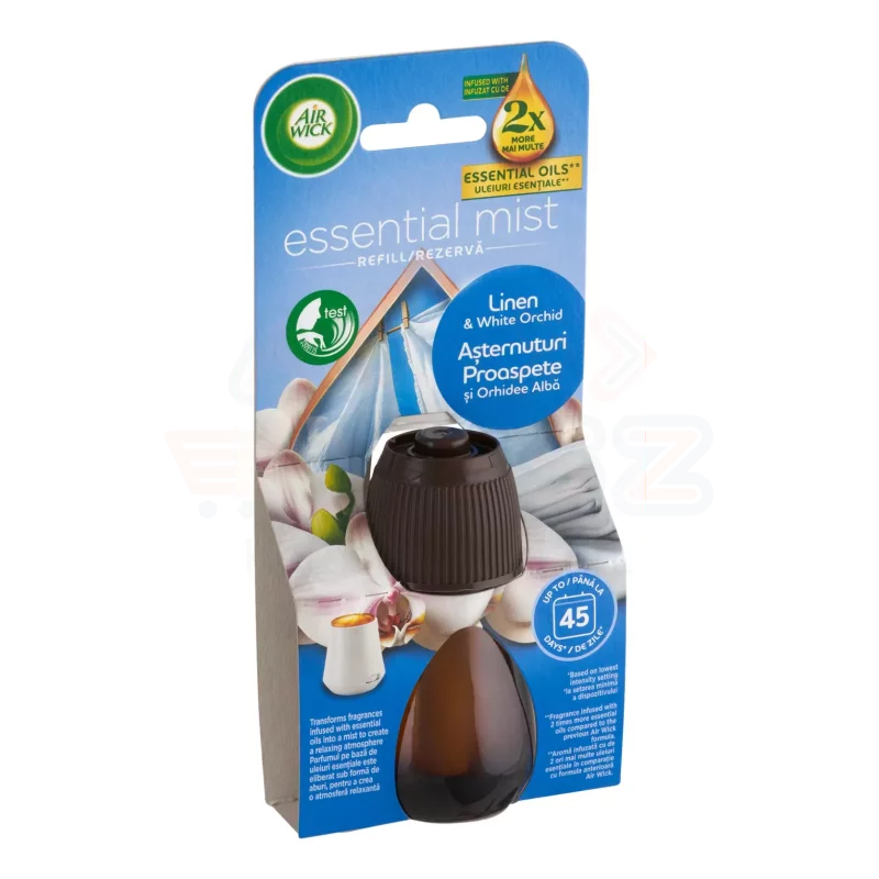 AirWick Aroma Diffúzor utántöltő 20 ml Pamut és fehér orchidea Kép