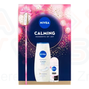 NIVEA Calming ajándékcsomag (tusfürdő&golyós deo) 2025