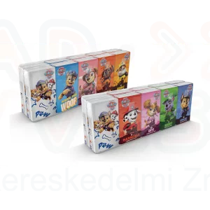 Kartika Papírzsebkendő 3 rétegű 10x9 db PAW PATROL