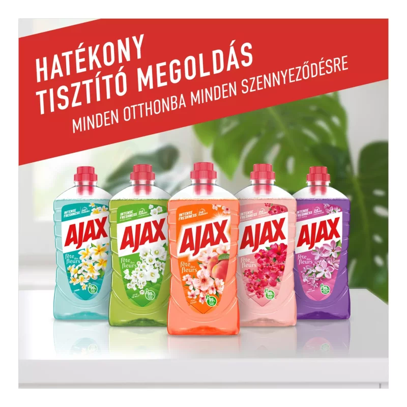 AJAX Általános felülettisztító Barackvirág 1 l Kép