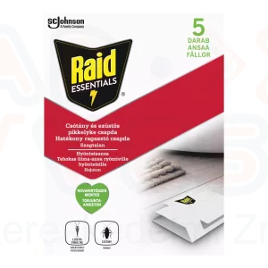 Raid® Essentials Csótány és Ezüstös pikkelyke csapda 5 db