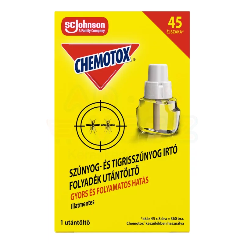 Chemotox® Szúnyogirtó folyadék utántöltő elektromos készülékhez Kép