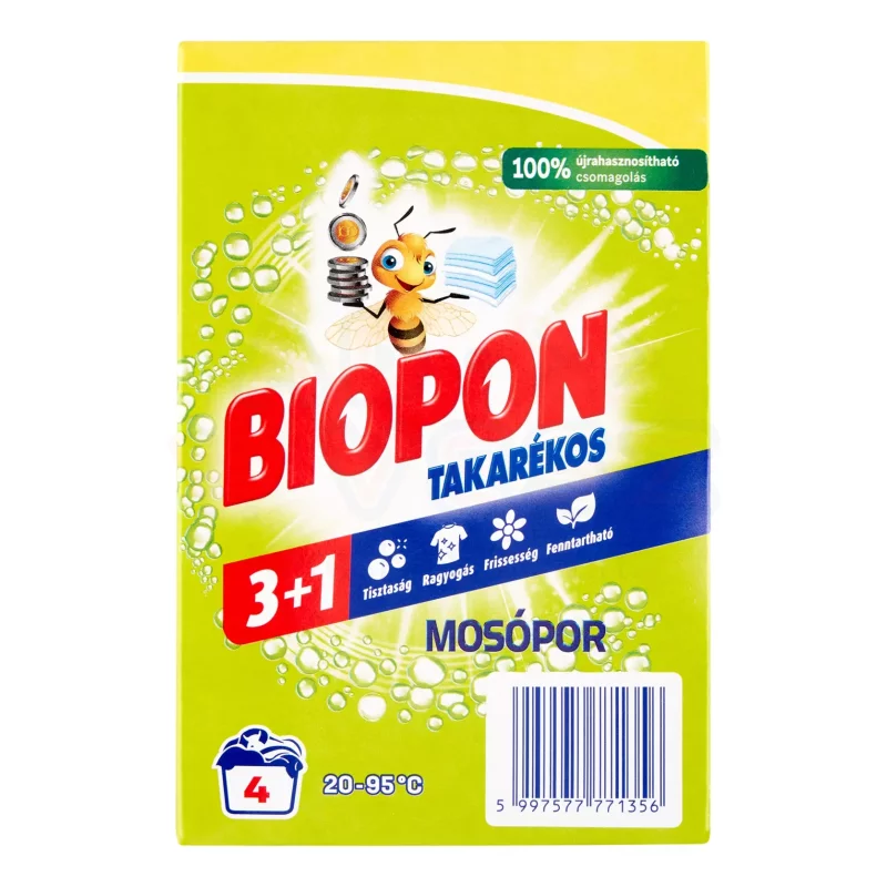 Biopon 240 g mosópor (4 mosás) Kép