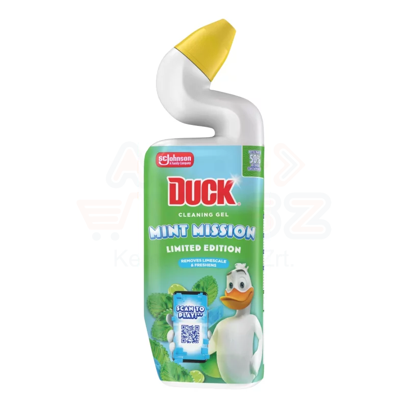 Duck® Cleaning gél WC-tisztító folyadék 750 ml Mint Mission Limited Edition Kép