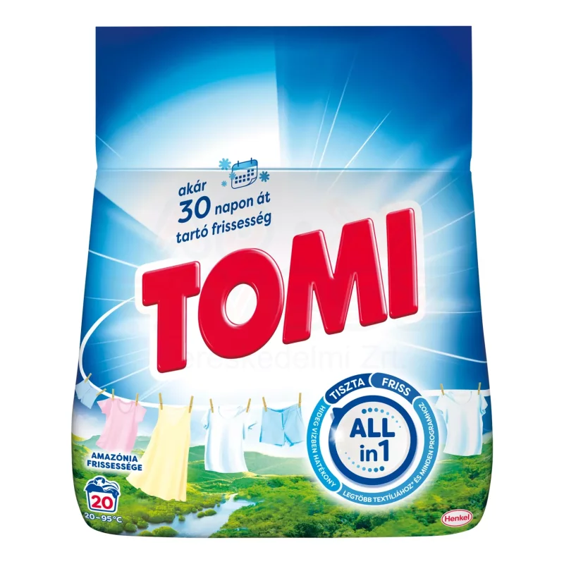 Tomi mosópor 1 kg Amazónia (20 mosás) Kép