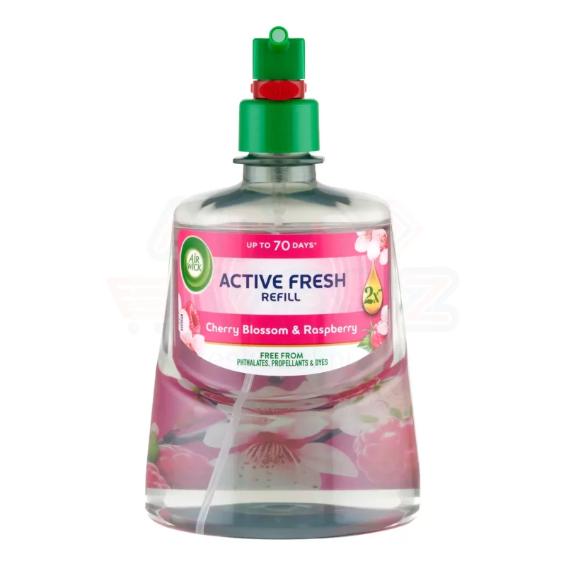 AirWick Active Fresh utántöltő - Cseresznyevirág és málna 228 ml Kép
