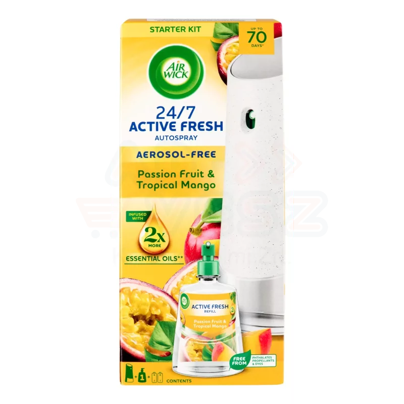 AirWick Active Fresh készülék és utántöltő - Trópusi mangó és maracuja 228 ml Kép